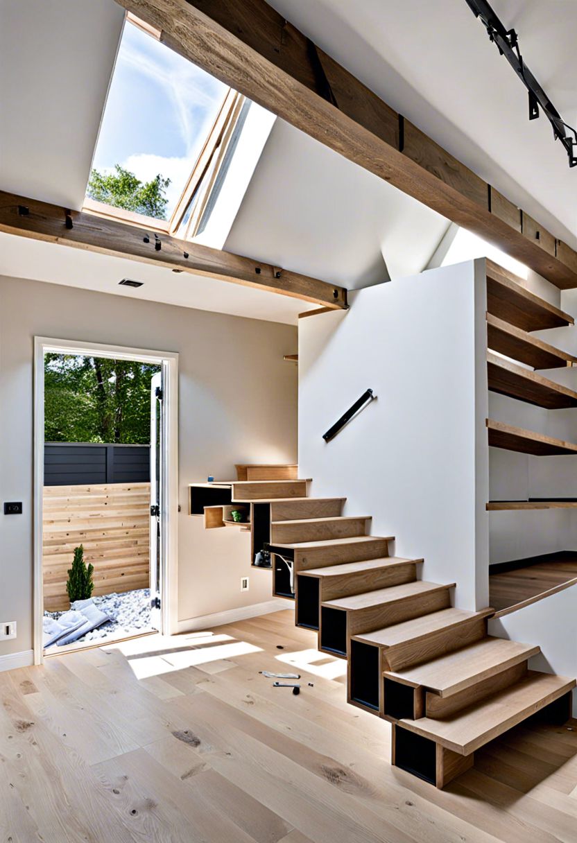 Steps involved in the attic conversion process